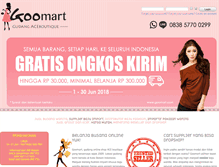 Tablet Screenshot of goomart.com